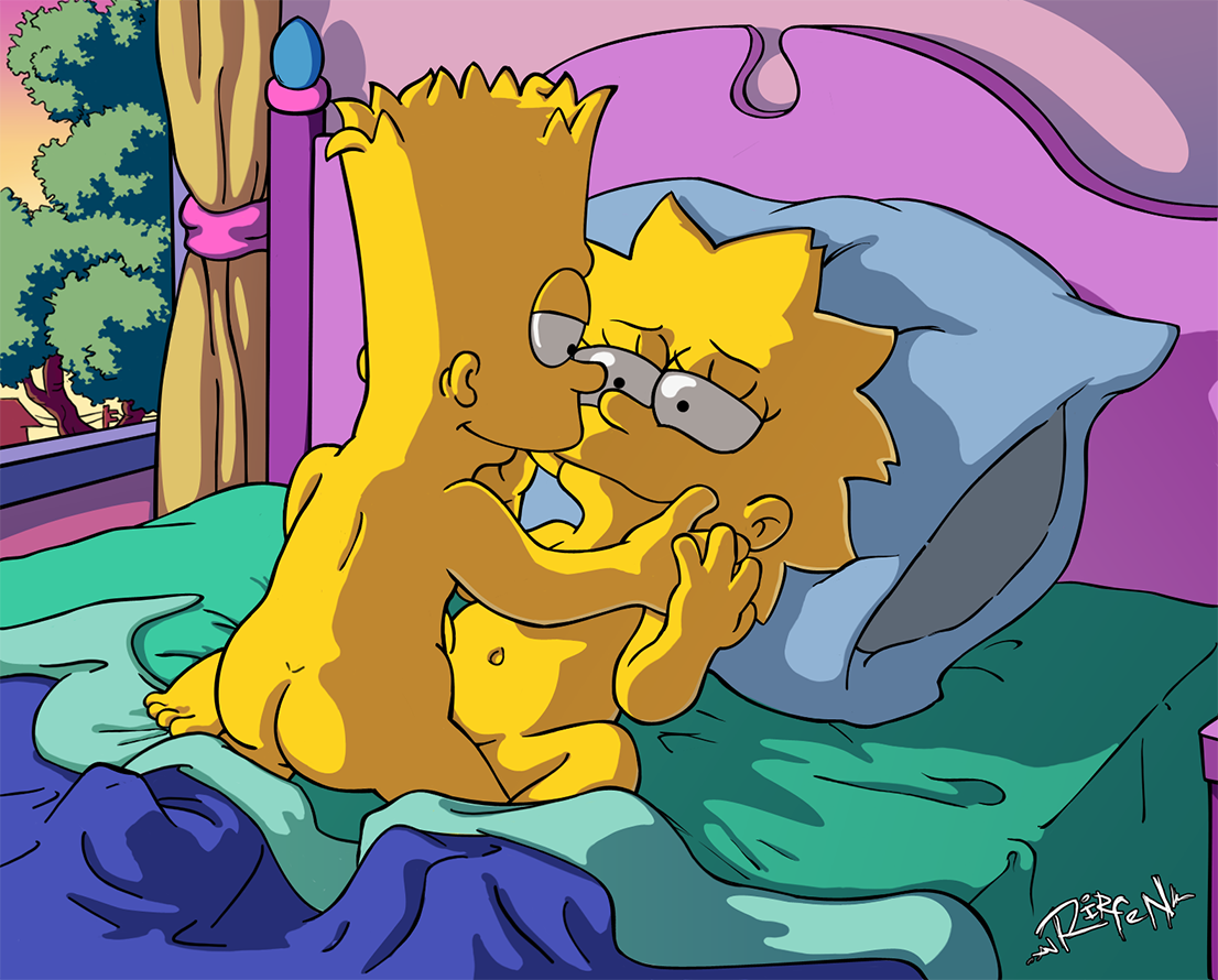 A tender scene, enjoy it 😉 #NSFW #R18 # Simpsons #BartSimpson #LisaSimpson...