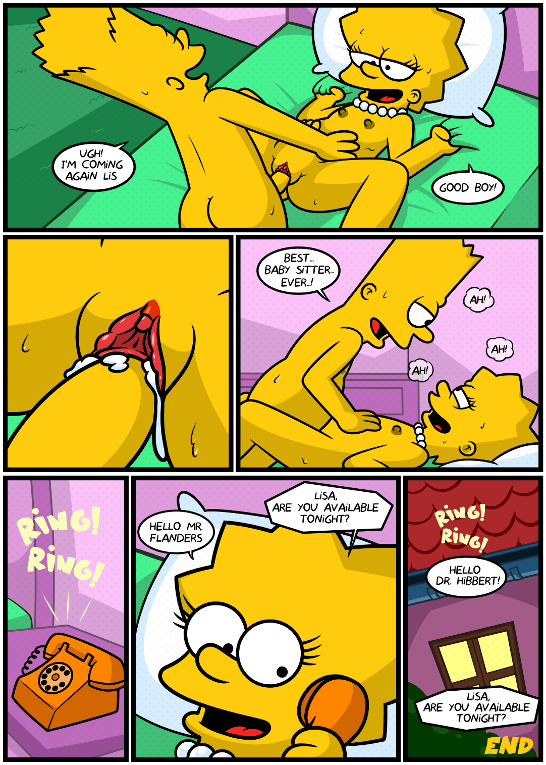 Порно комиксы лизы симпсонов фото 35