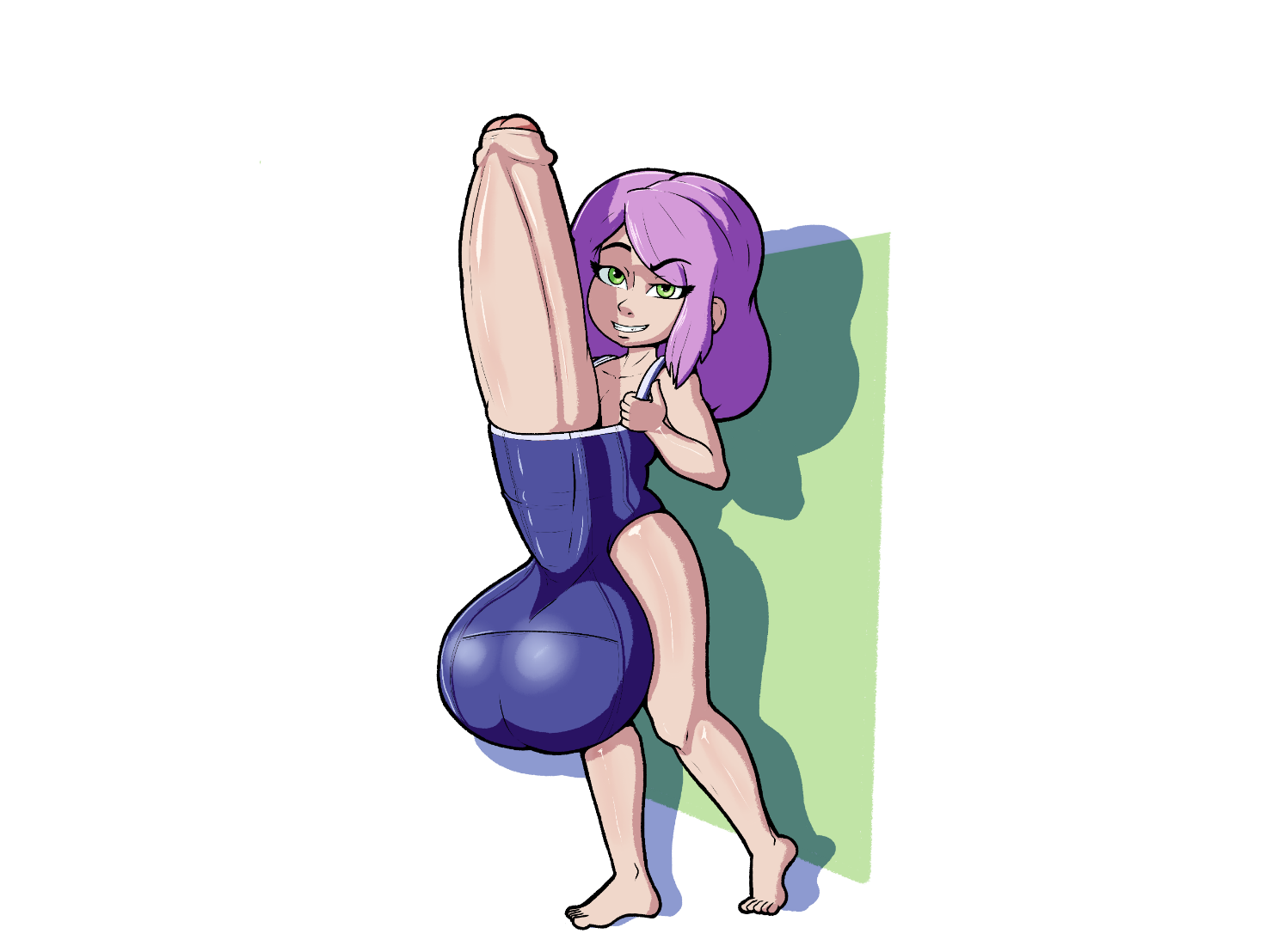 Attached: 3 images Some commissioned art of a hyper futa loli that I own. ...