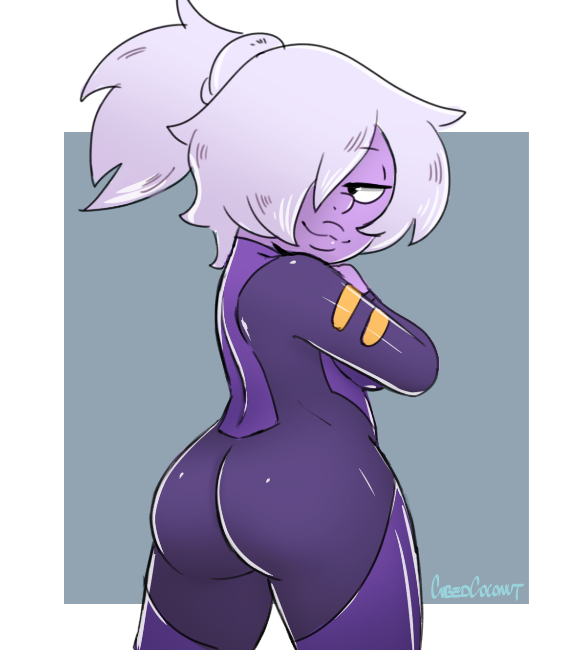 CubedCoconut: "Spacesuit Amethyst 🚀" - 🔞 baraag.net.