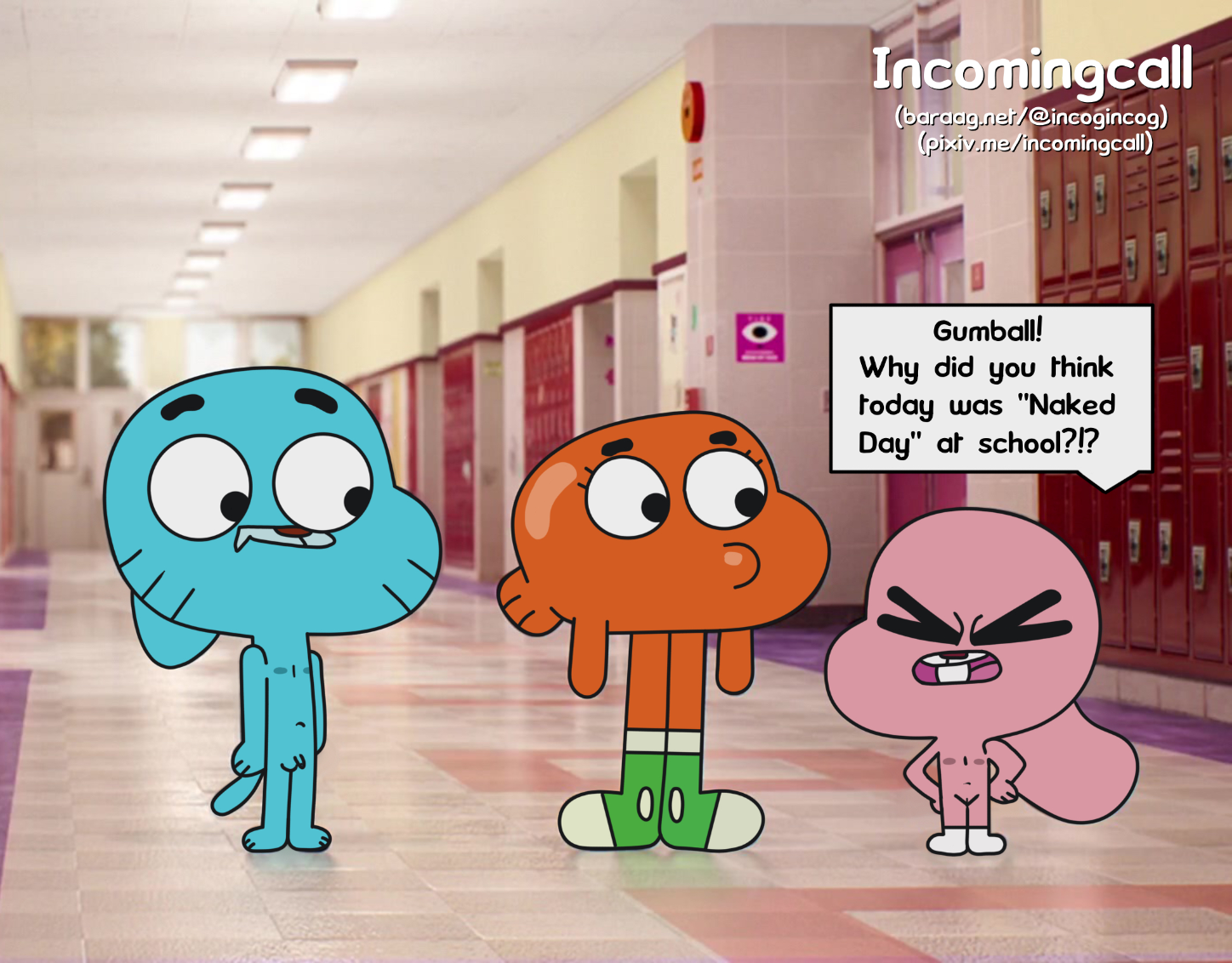 Incomingcall Here Are Some Random Amazing World Of Gumball Nud 🔞 