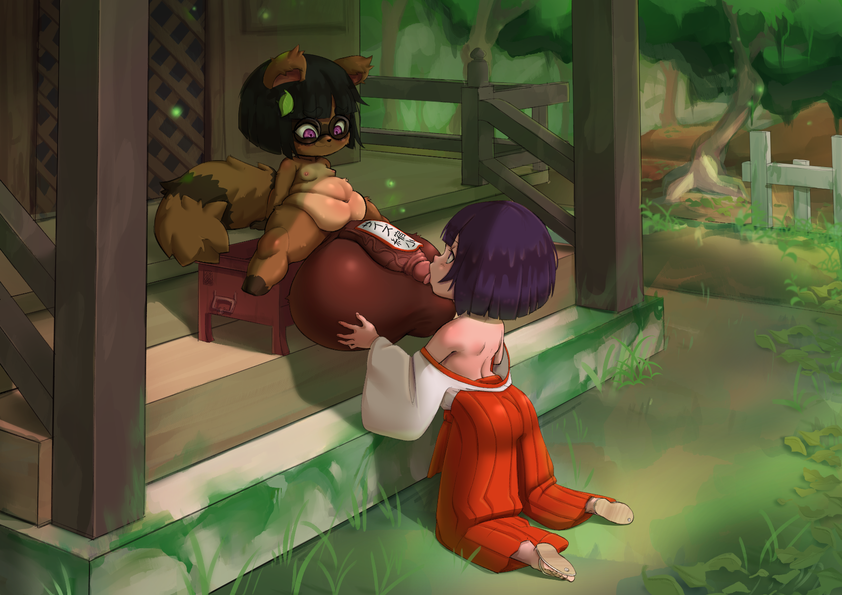 Kevab (COMMISSIONS CLOSED): Commission This little Tanuk… - 🔞  baraag.net