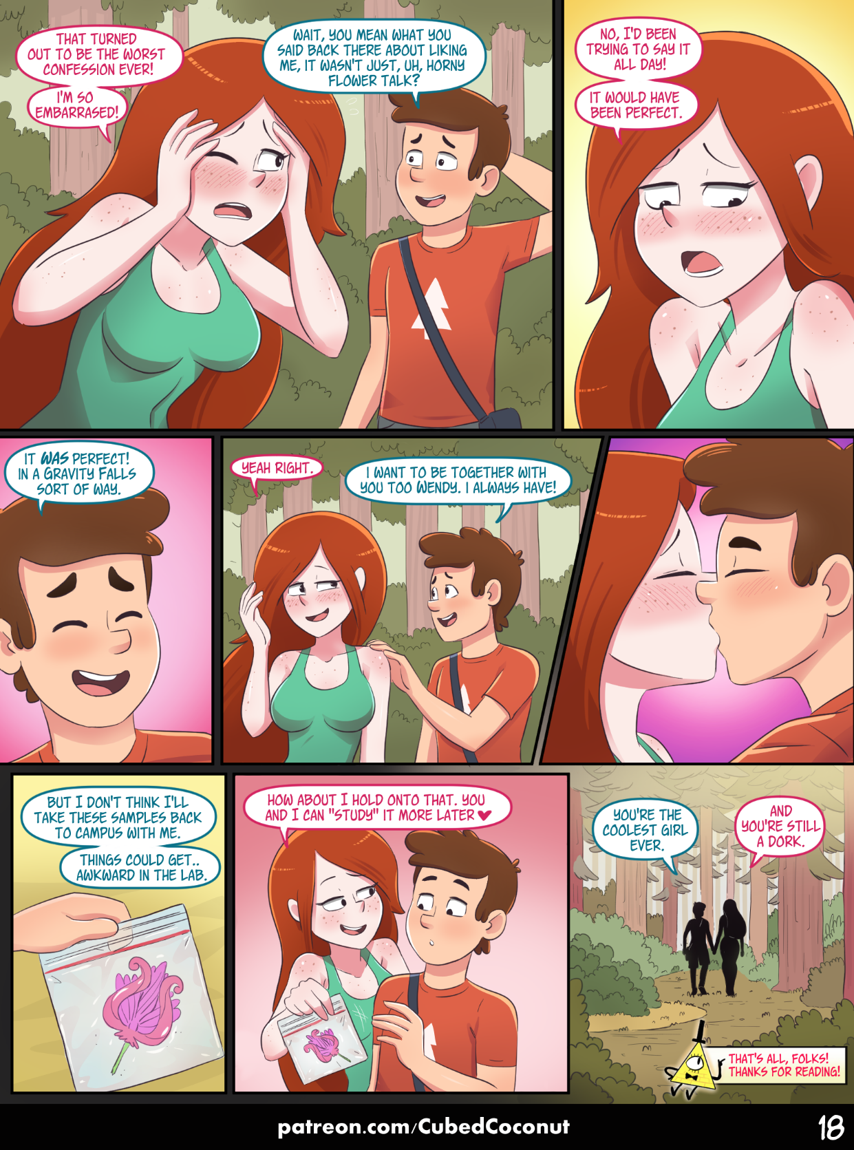CubedCoconut: "Here's the end of the Wendy comic, thanks for rea....