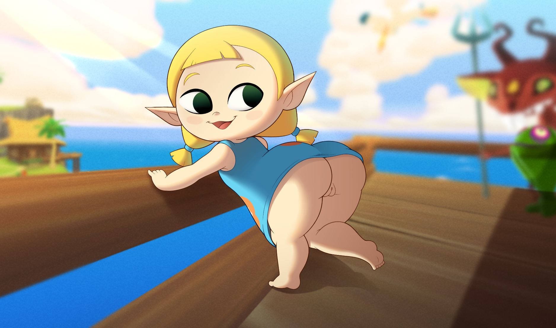 Attached: 4 images [Fanbox] The Legend of Zelda: The Wind Wanker This July ...