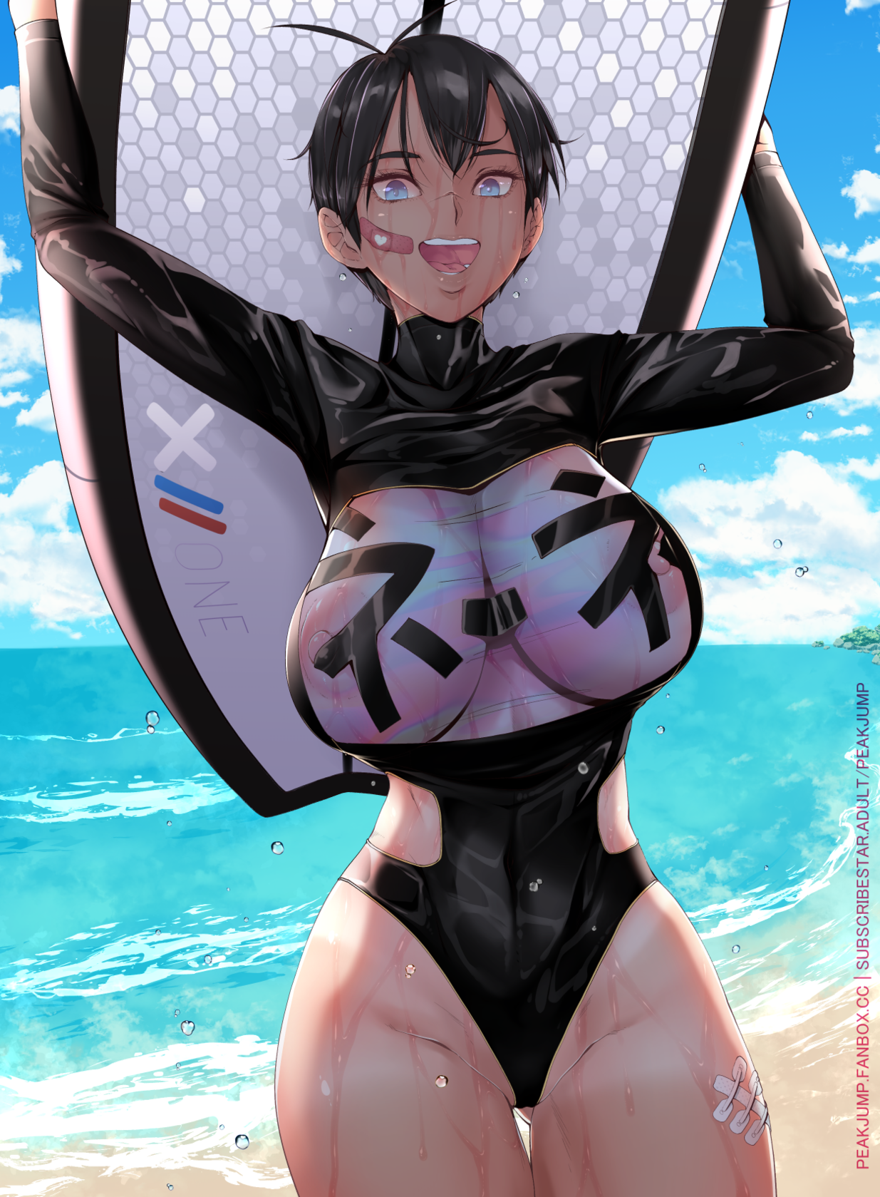 peakjump: Nene's still in summer mode 🌊 … - 🔞 baraag.net