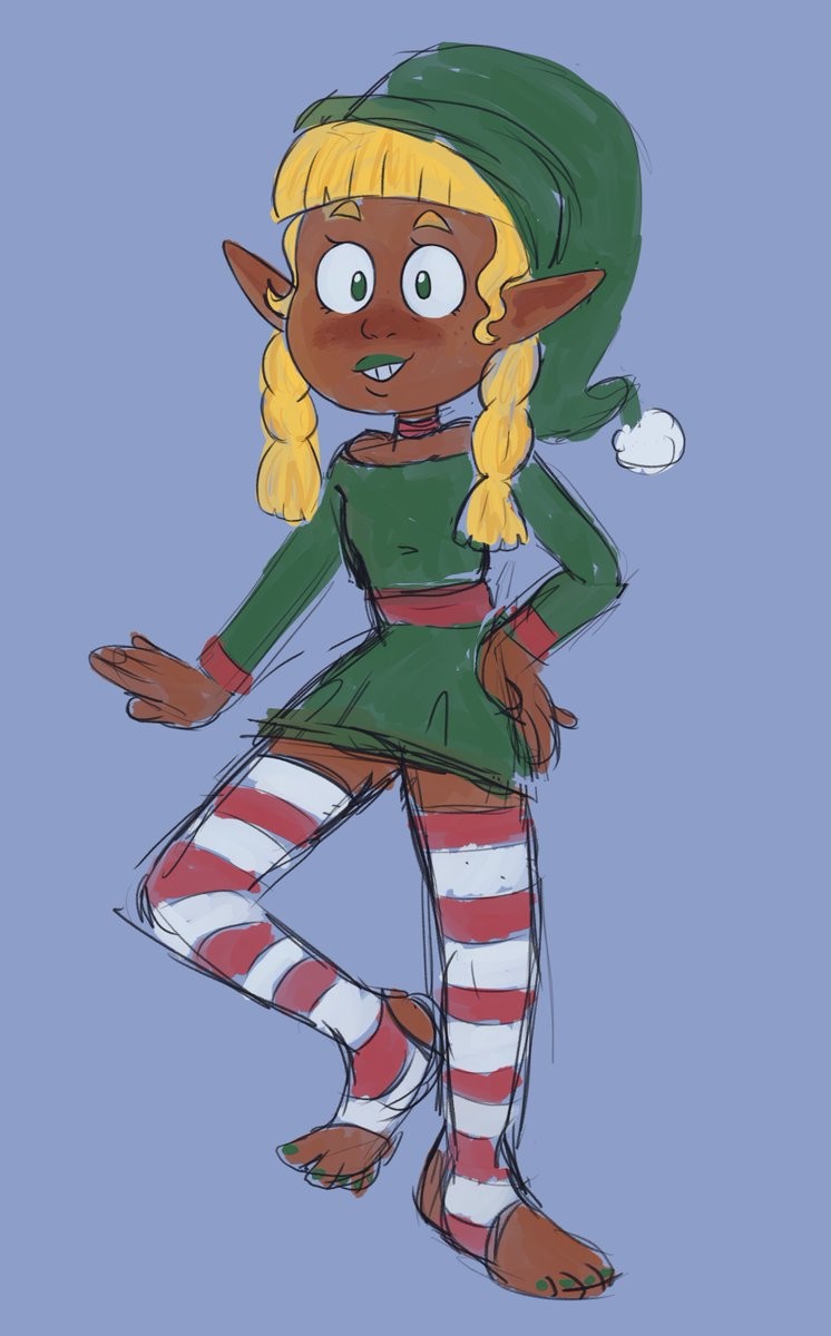 Galbert: "I made an Elf OC! What should I name her???" - 🔞 baraag.net