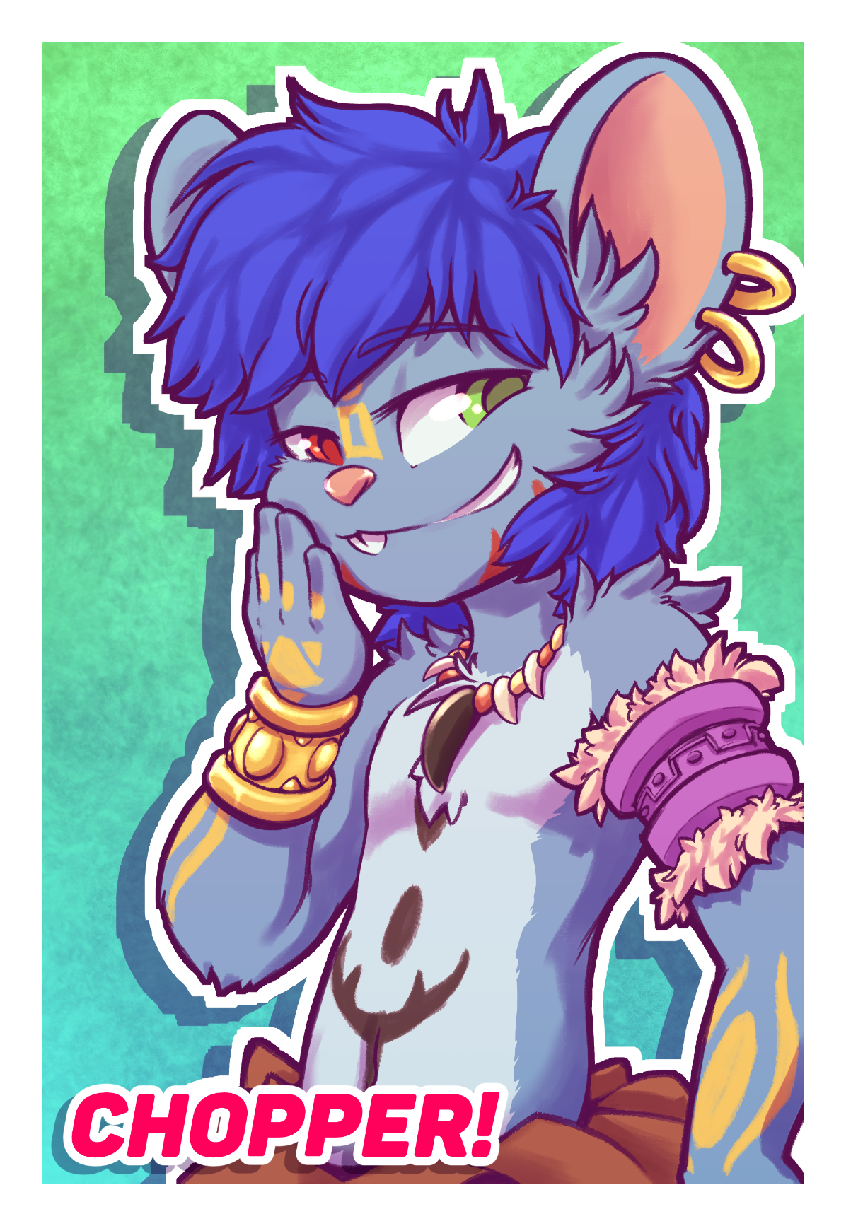 Darkeshi darkeshiart darkeshi furry kemono Chopper B 