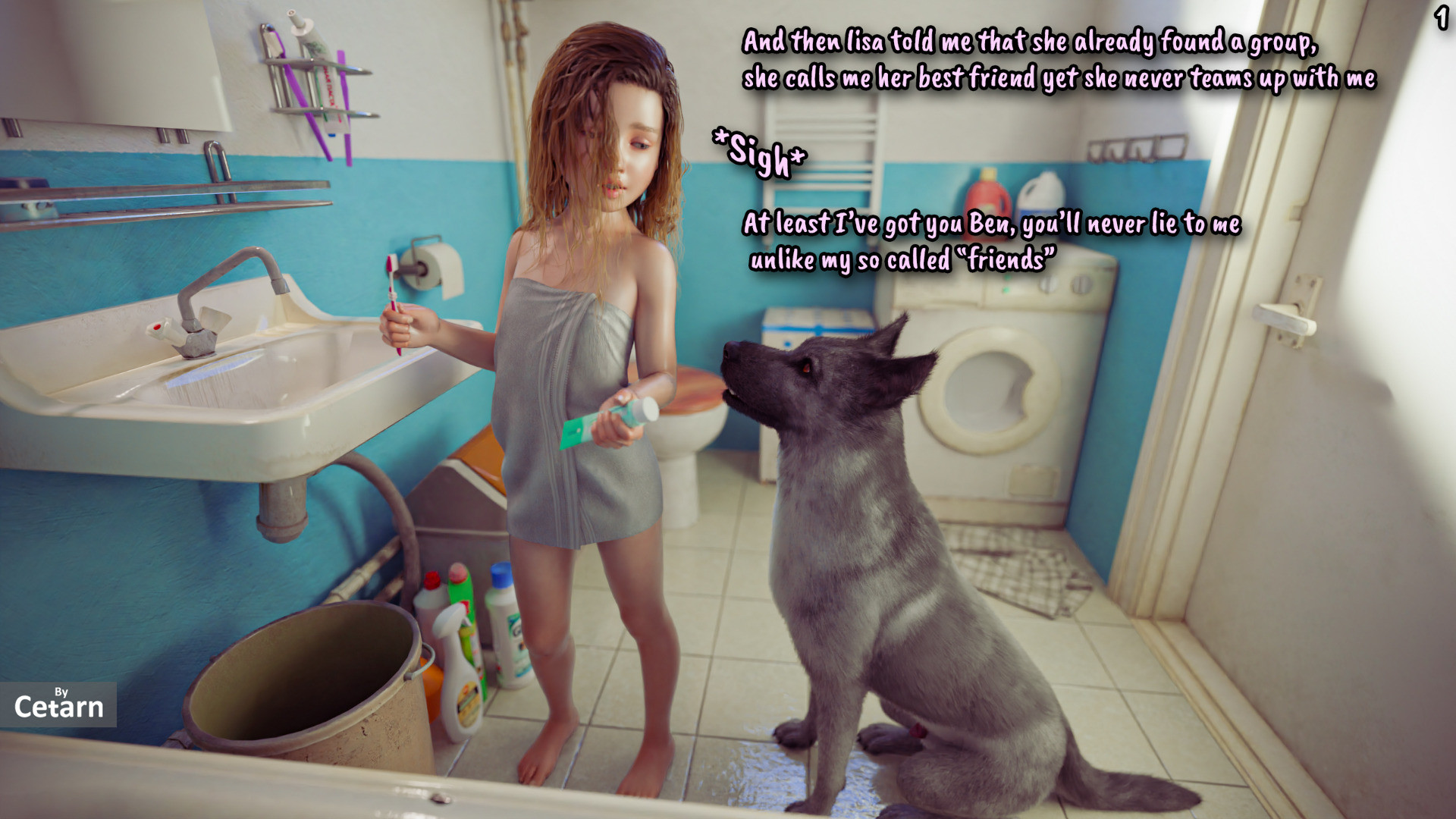 Cetarn A Short Story About A Dog Named Ben And His Weird Baraag