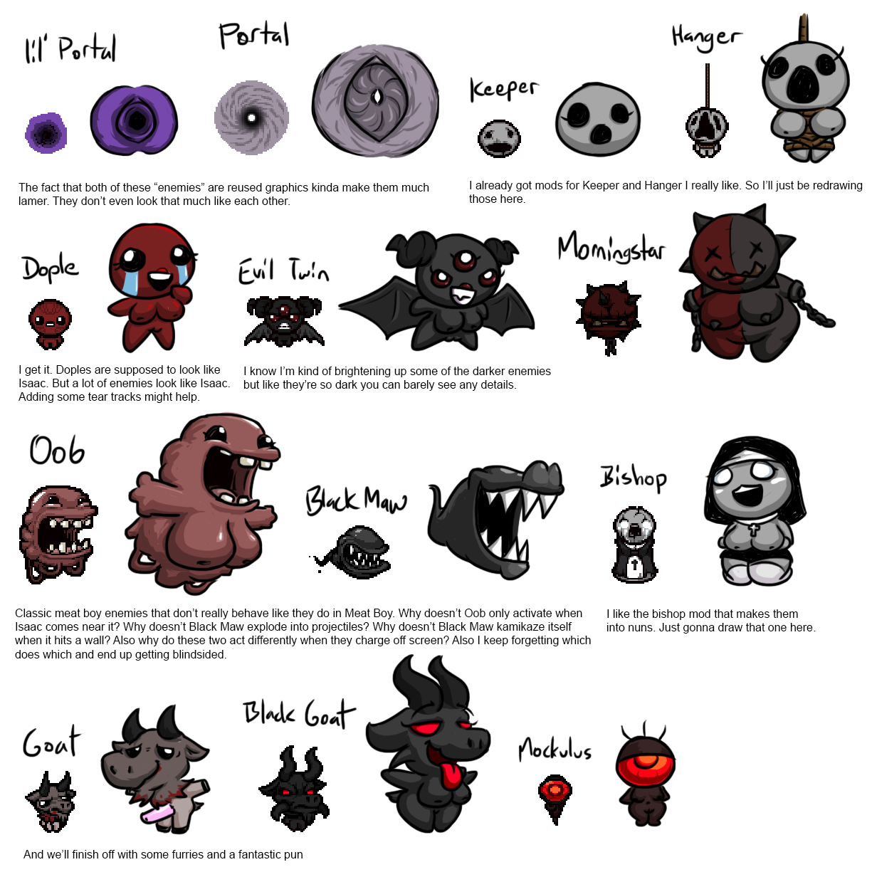 Kingheron More Tboi Enemies Some Bosses 🔞 9966