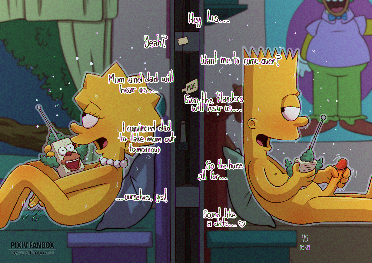 Explicit, artist:chrsacosta, artist:vsdrawfag, bart simpson, lisa simpson, the s