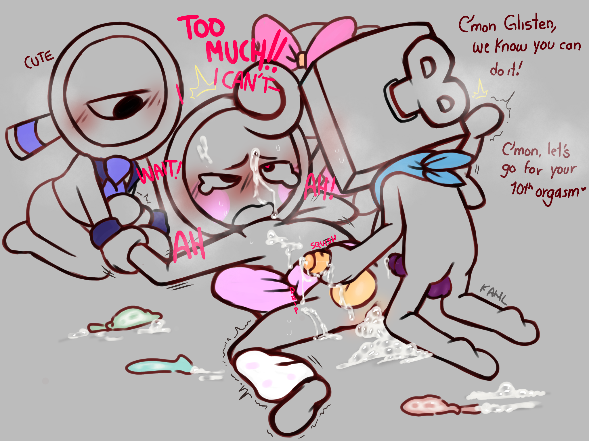 Toodles (dandy’s world), pebble (dandy's world) - rule34 scroller