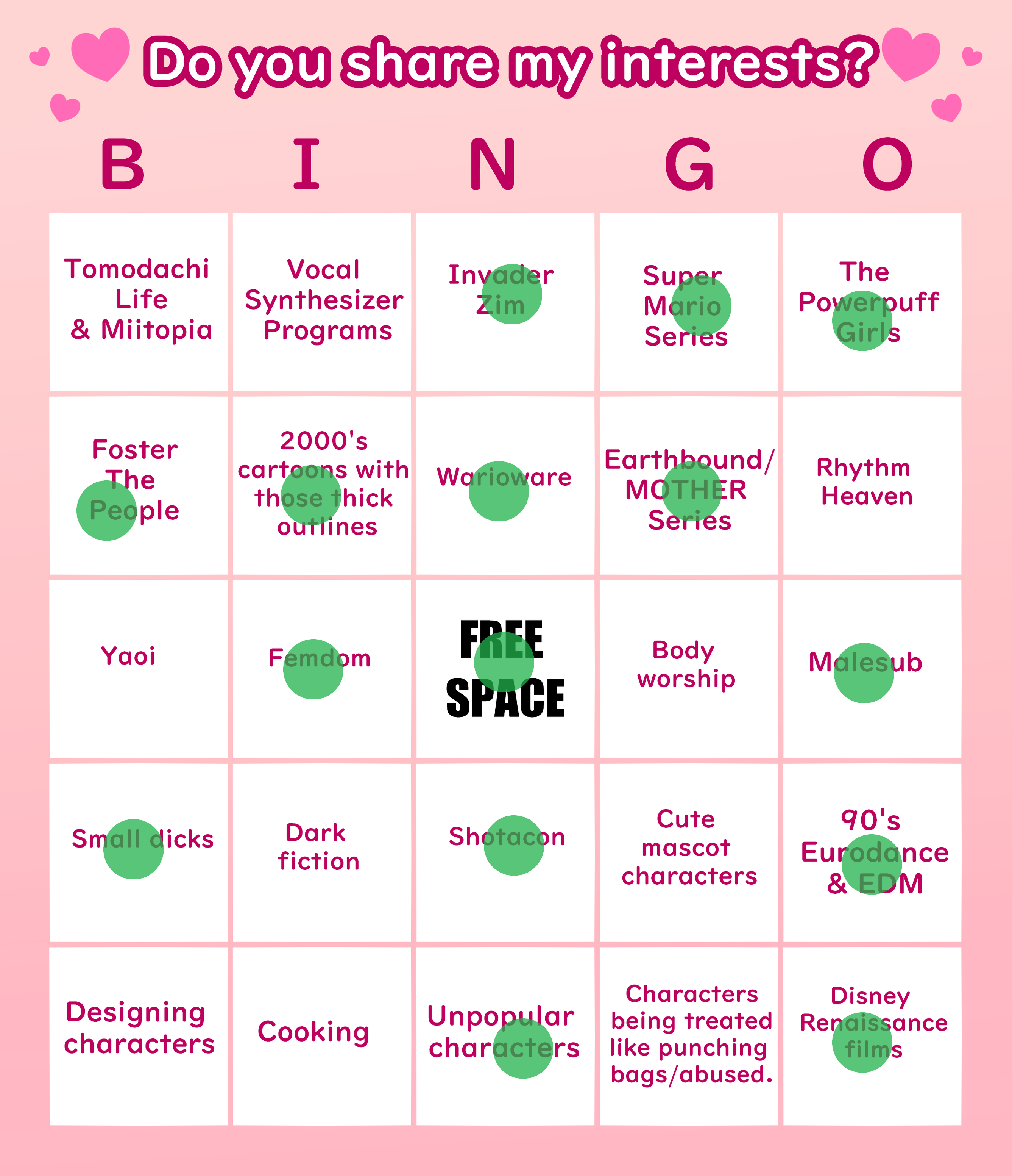 I got a bingo!